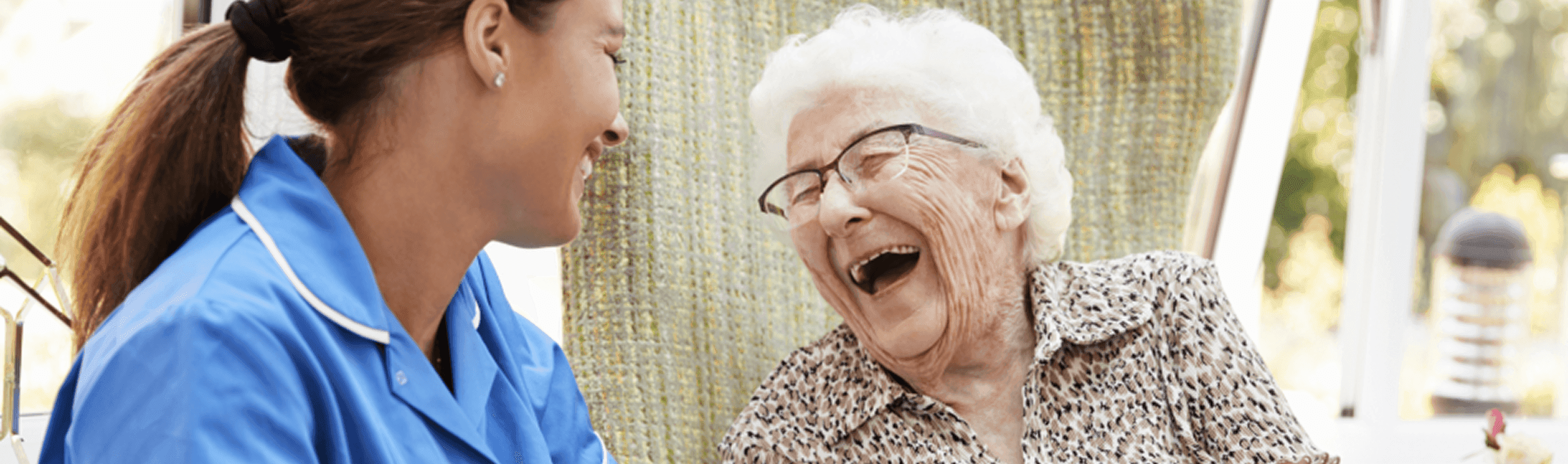 Caregiver and senior